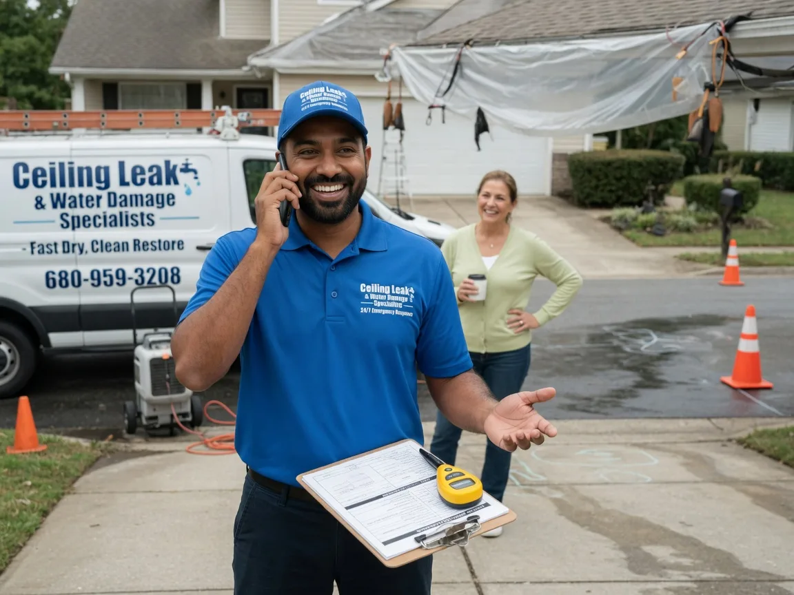 Ceiling Leak Cleanup Agua Dulce, TX FAQs